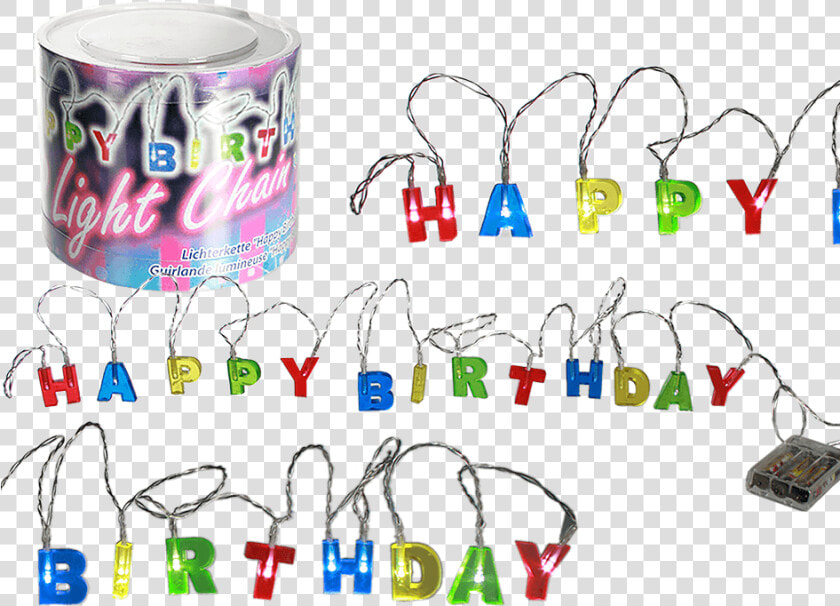 Lichterkette Happy Birthday  HD Png DownloadTransparent PNG