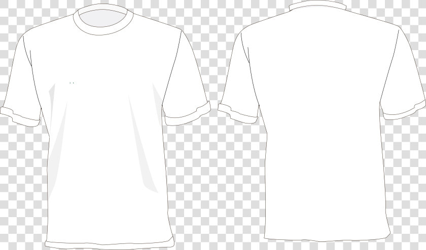 Clip Art Camisa Branca Desenho Frente   T Shirt Vector Png  Transparent PngTransparent PNG