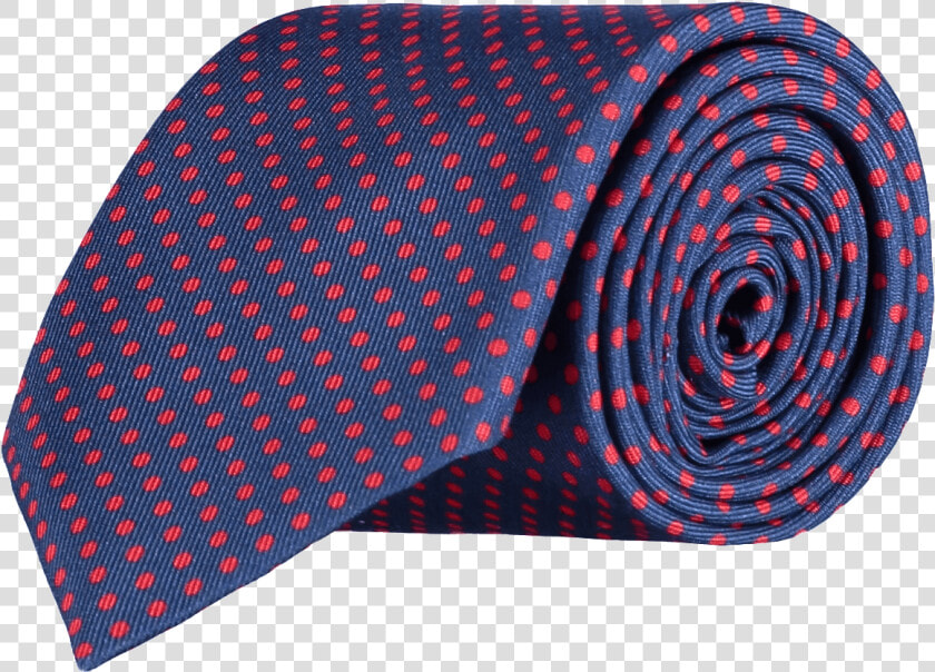 Spotted Silk Tie Blue Red   Paisley  HD Png DownloadTransparent PNG