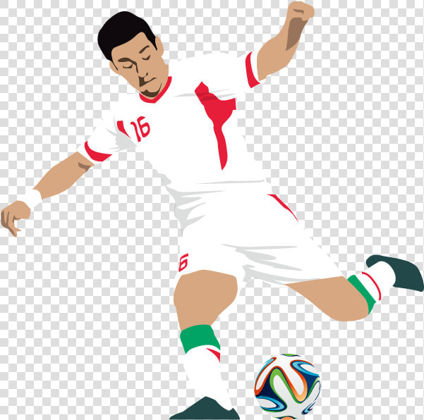 Football Scalable Vector Graphics Drawing Animation   شخص يلعب كرة قدم  HD Png DownloadTransparent PNG