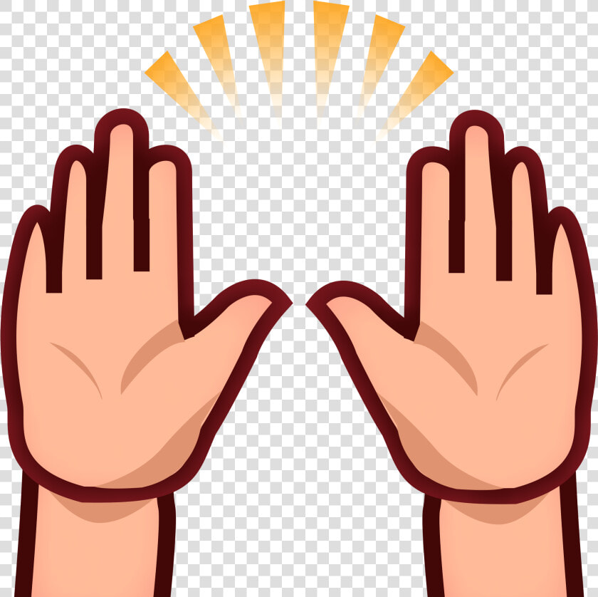 Simple Hand Clipart   Png Download   Hands Raised Clipart  Transparent PngTransparent PNG