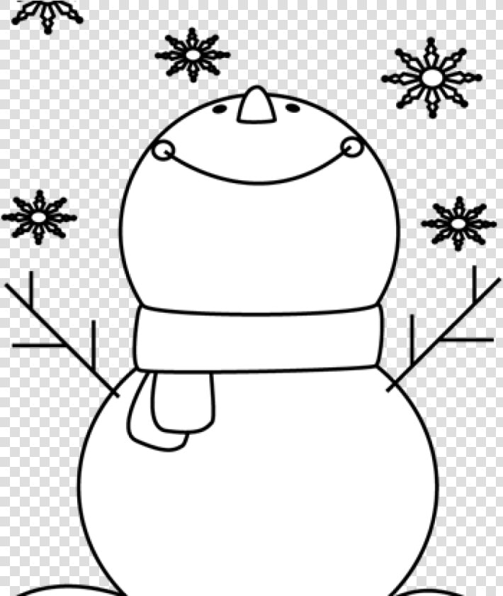 Transparent Snowman Clipart Png   Black And White Plain Snowman  Png DownloadTransparent PNG