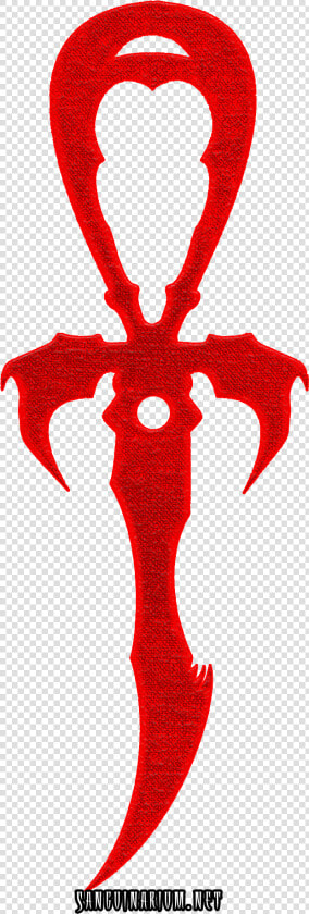 The Red Legacy Ankh  The Symbol Of The Vampire World   Weapon  HD Png DownloadTransparent PNG