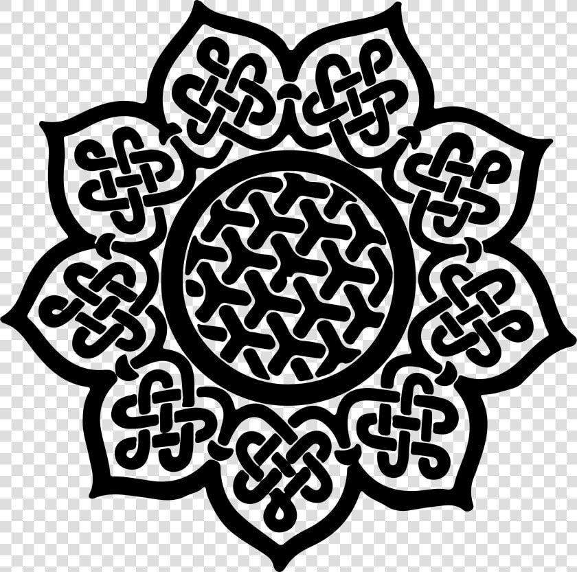 Clipart Celtic Knot Mandala   Principles And Elements Of Arts In Drawing  HD Png DownloadTransparent PNG