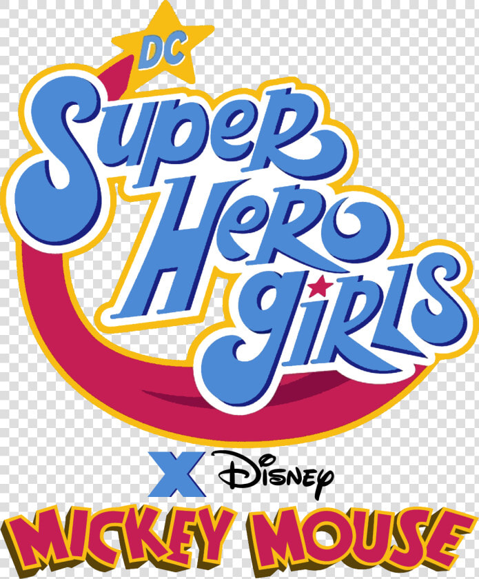 Dc Super Hero Girls X Disney Mickey Mouse   Dc Super Hero Girls Logo  HD Png DownloadTransparent PNG