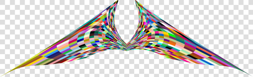 Colorful Geometric Angel Wings 2 Clip Arts   Wings Geometric Png  Transparent PngTransparent PNG