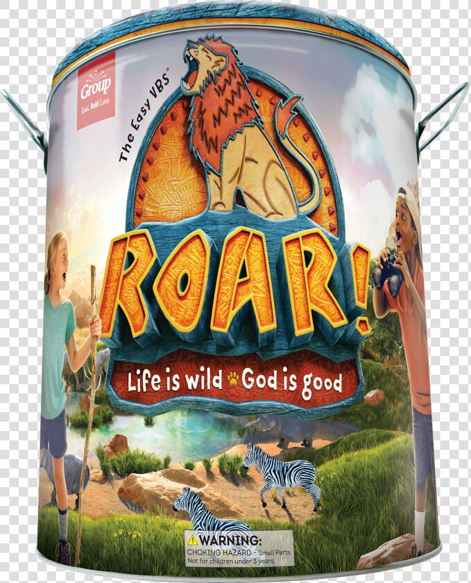 Roar Vbs Starter Kit   Roar Life Is Wild God Is Good  HD Png DownloadTransparent PNG