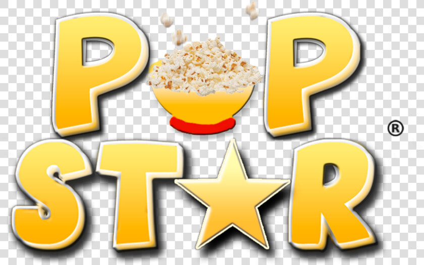 Popstar Popcorn Logo   Illustration  HD Png DownloadTransparent PNG