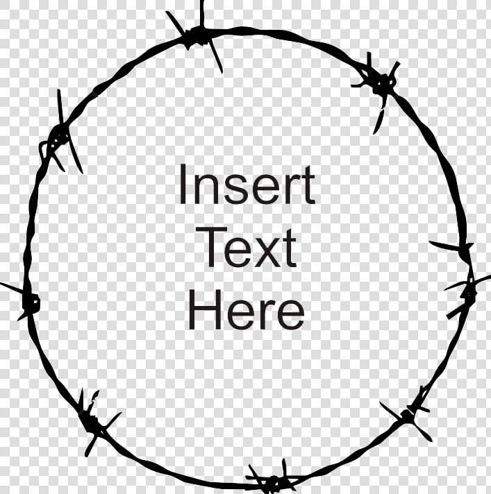 Barb Wire Clipart   Barb Wire Circle Clip Art  HD Png DownloadTransparent PNG