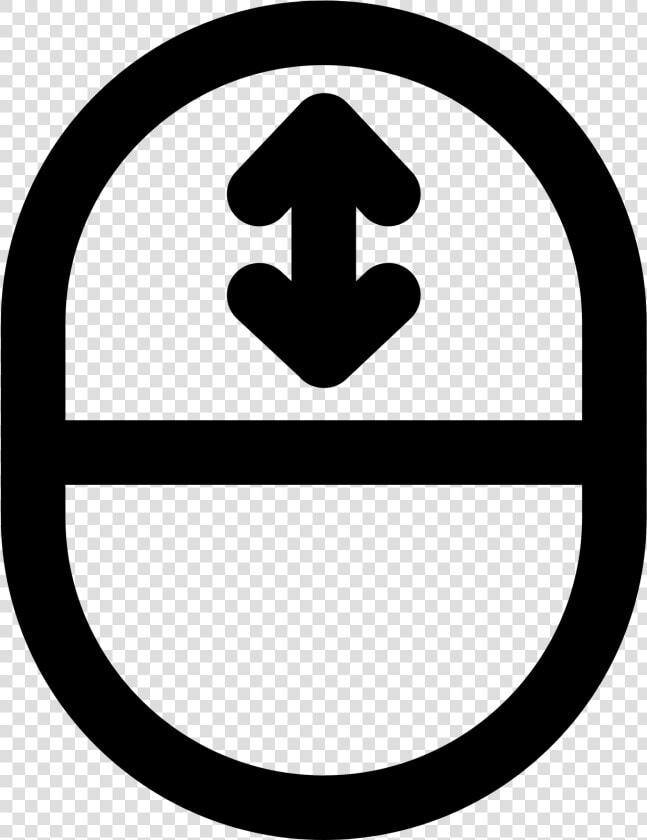 Vector Arrow Oval Free Mouse Download  Icon Free Scrolling   Иконка Прокрутка Мышкой  HD Png DownloadTransparent PNG