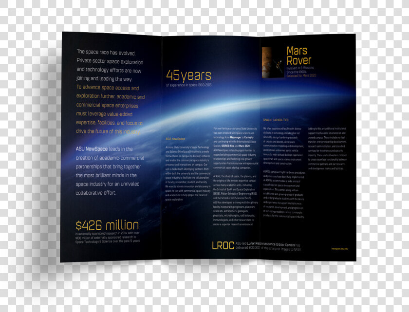 B2b Design Asu Newspace Brochure Back  HD Png DownloadTransparent PNG