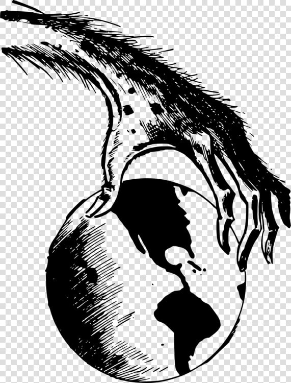 Visual Arts head art   Hand Grabbing Earth Drawing  HD Png DownloadTransparent PNG