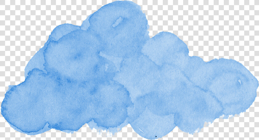 Blue Cloud Png   Watercolor Cloud Png Transparent  Png DownloadTransparent PNG