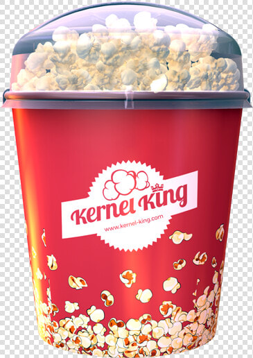 Kernel King Bucket With Lid   Popcorn  HD Png DownloadTransparent PNG