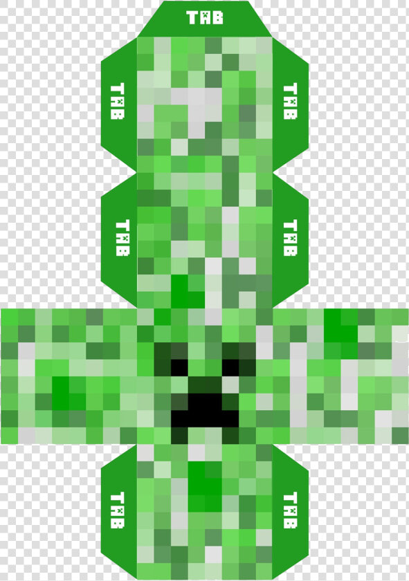 Minecraft Creeper Head Png   Minecraft Papercraft Creeper Head  Transparent PngTransparent PNG