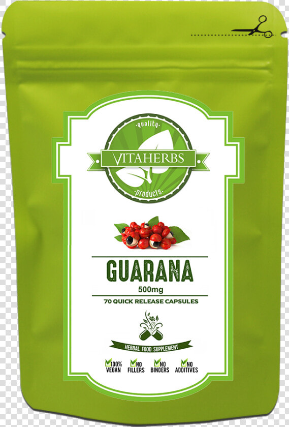 Guarana 500mg Capsules   Vitamin  HD Png DownloadTransparent PNG