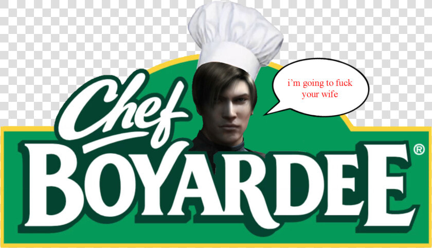 Leon S Kennedy Leon Scott Kennedy Resident Evil Chef   Chef Boyardee  HD Png DownloadTransparent PNG