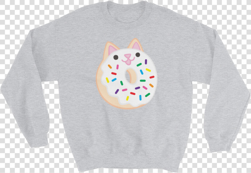 Rainbowsprinkle Mockup Front Flat Sport grey   Crew Neck  HD Png DownloadTransparent PNG