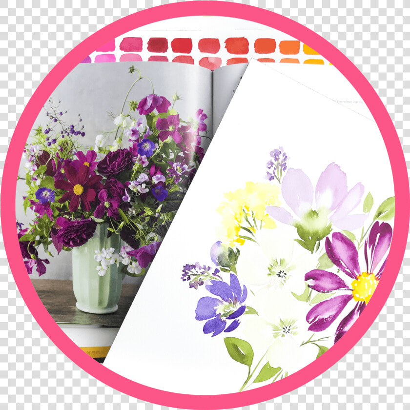 Learn How To Quickly Create Breathtaking Watercolor   Artificial Flower  HD Png DownloadTransparent PNG