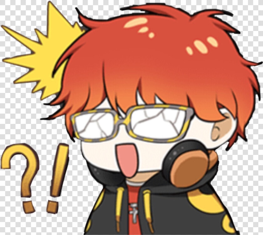  saeyoung  saeyoungchoi  mm  mysticmessenger  707mysticmessenger   Mystic Messenger Chat Stickers  HD Png DownloadTransparent PNG