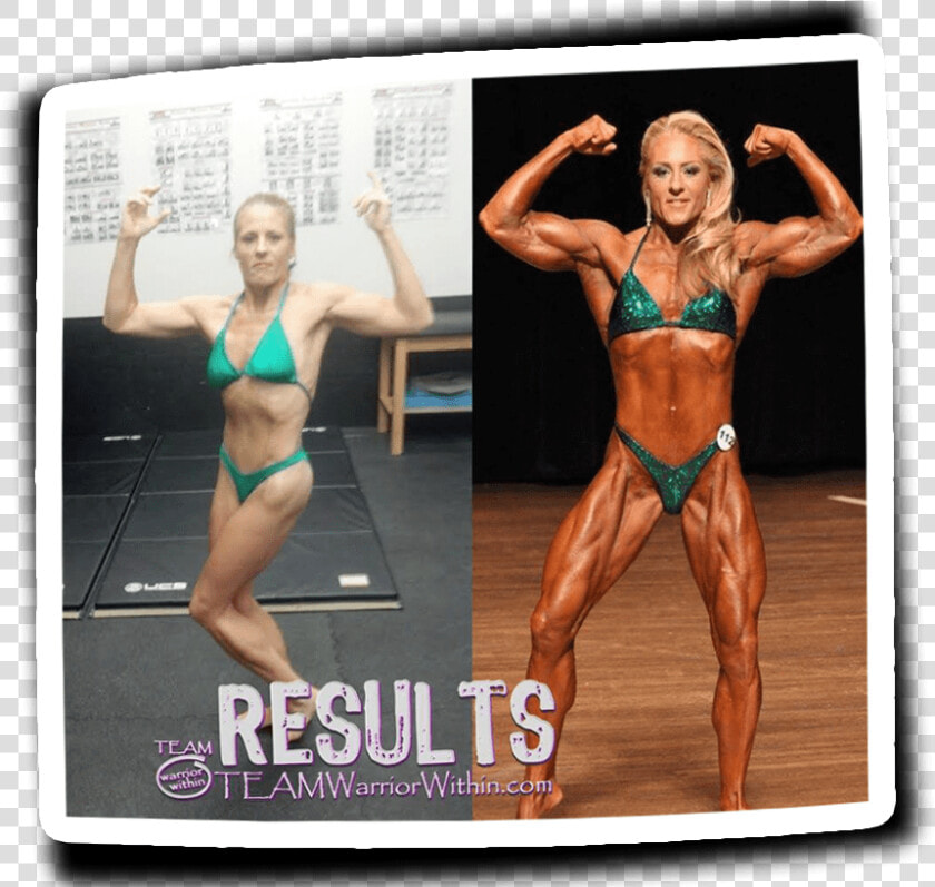 Before  amp  After Shot   Before And After Ifbb Pro Women  HD Png DownloadTransparent PNG