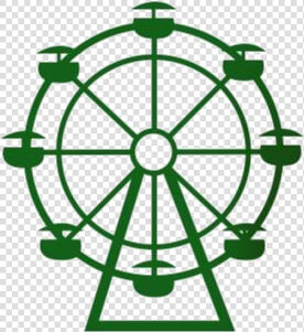 Transparent Ferris Wheel Silhouette  Clip Art  HD Png DownloadTransparent PNG