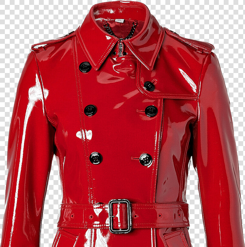 Lacquer Red Raincoat Burberry  HD Png DownloadTransparent PNG