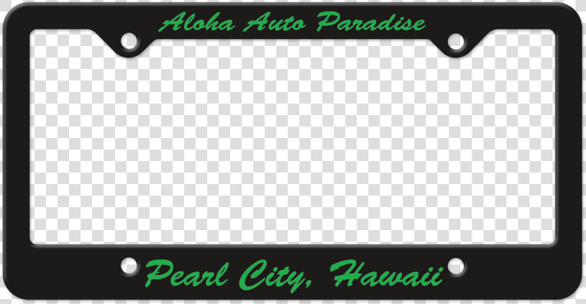 License Plate Holder Black  HD Png DownloadTransparent PNG