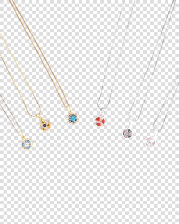 Murano Glass Mini Millefiori Pendant Necklaces   Locket  HD Png DownloadTransparent PNG