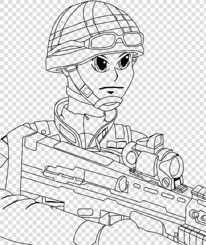 British Soldier Manga   British Soldiers Line Drawing  HD Png DownloadTransparent PNG