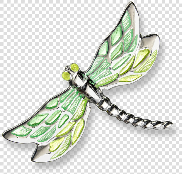 Nicole Barr Designs Fine Enamels Sterling Silver Dragonfly   Damselfly  HD Png DownloadTransparent PNG