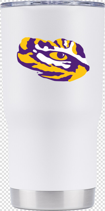 Lsu 20 Oz White Tiger Eye Tumbler  HD Png DownloadTransparent PNG