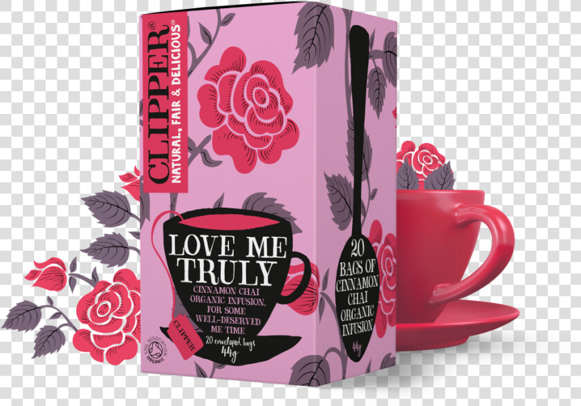 Love Me Truly Cinnamon Chai Organic Infusion   Love Me Truly Clipper  HD Png DownloadTransparent PNG