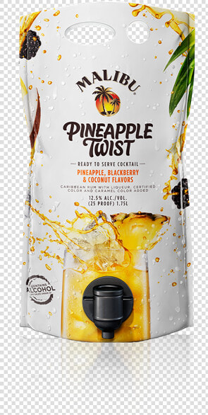 Malibu Mixed Drink Pouches  HD Png DownloadTransparent PNG