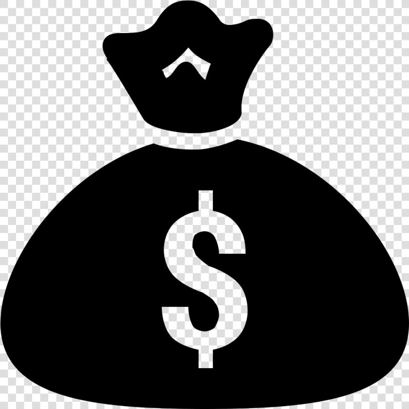 Money Bag Computer Icons Coin Bank   Black Money Bag Icon  HD Png DownloadTransparent PNG