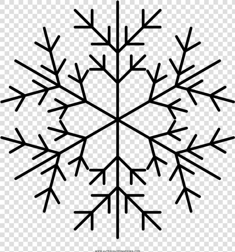 Dibujo De Copo Nieve Para Colorear Ultra Coloring Pages   Cách Vẽ Hoa Tuyết Đơn Giản  HD Png DownloadTransparent PNG