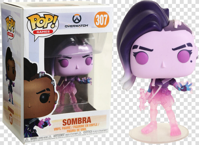 Sombra Translucent Us Exclusive Pop Vinyl Figure   Funko Pop Sombra Overwatch  HD Png DownloadTransparent PNG