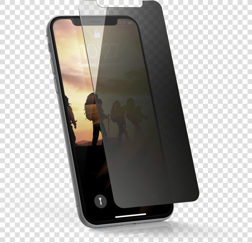 Urban Armor Gear Privacy Glass Screen Protector   Iphone Xs Privacy Glass  HD Png DownloadTransparent PNG