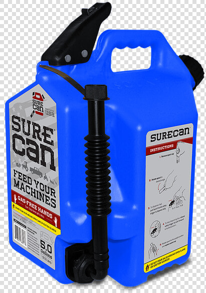 5 Gal Kerosene Can Blue Dot   Carb   Surecan Gas Can 5 Gallon  HD Png DownloadTransparent PNG