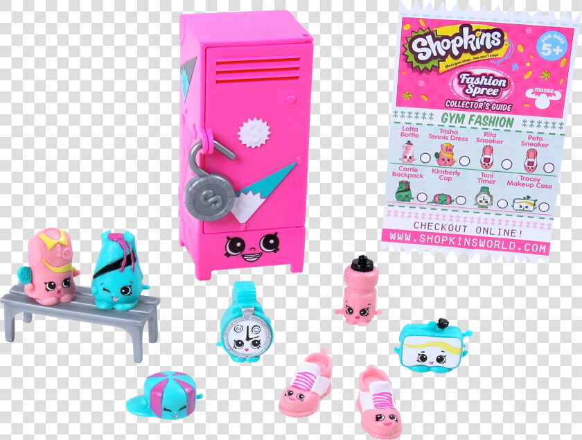 Shopkins Fashion Spree Set  Gym Fashion    Large   Shopkins Fashion Spree Slumber Fun  HD Png DownloadTransparent PNG