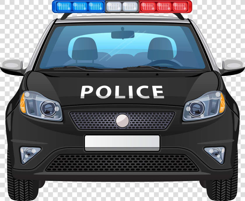 Police Car Police Officer   Police Car Clipart Front  HD Png DownloadTransparent PNG