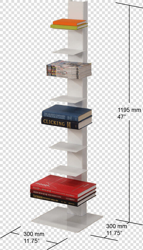 Spine Book Tower 8 Shelf   Shelf  HD Png DownloadTransparent PNG