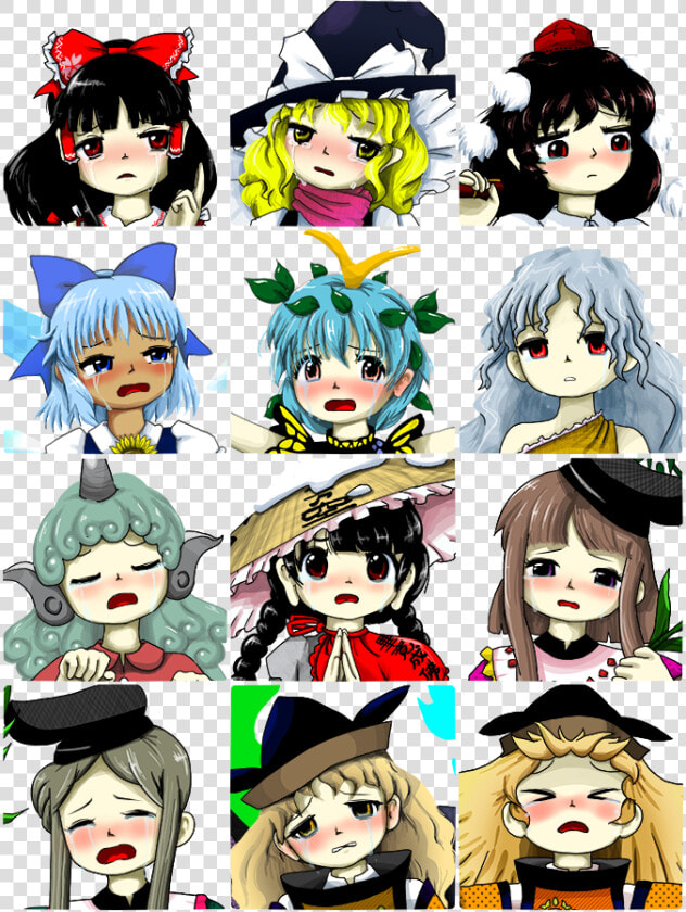 Imperishable Night Hidden Star In Four Seasons Facial   Touhou Mai And Satono  HD Png DownloadTransparent PNG