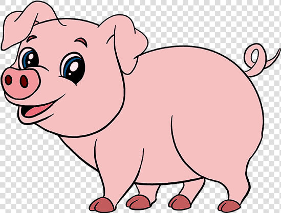 Clip Art Piglet Drawing Mummy Transprent   Pig Drawing For Kids  HD Png DownloadTransparent PNG