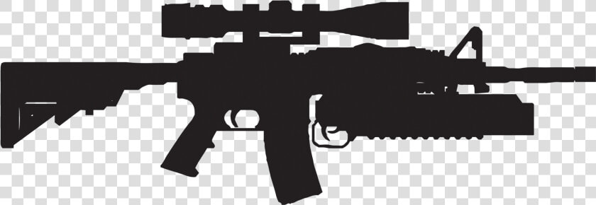 Sopmod M4 Carbine Advanced Combat Optical Gunsight   Big Gun  HD Png DownloadTransparent PNG