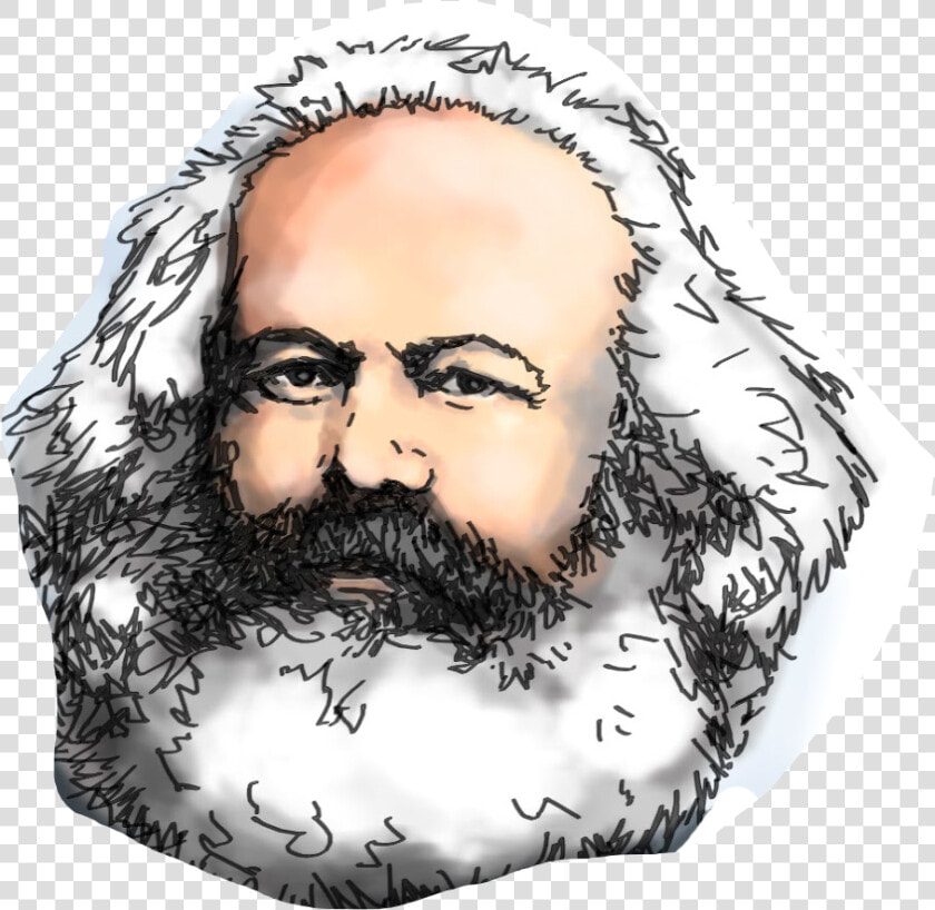 Cartoon Illustration Karl Marx  HD Png DownloadTransparent PNG