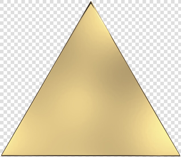 Transparent Transparent Triangle Png   Gold Metallic Triangle Png  Png DownloadTransparent PNG