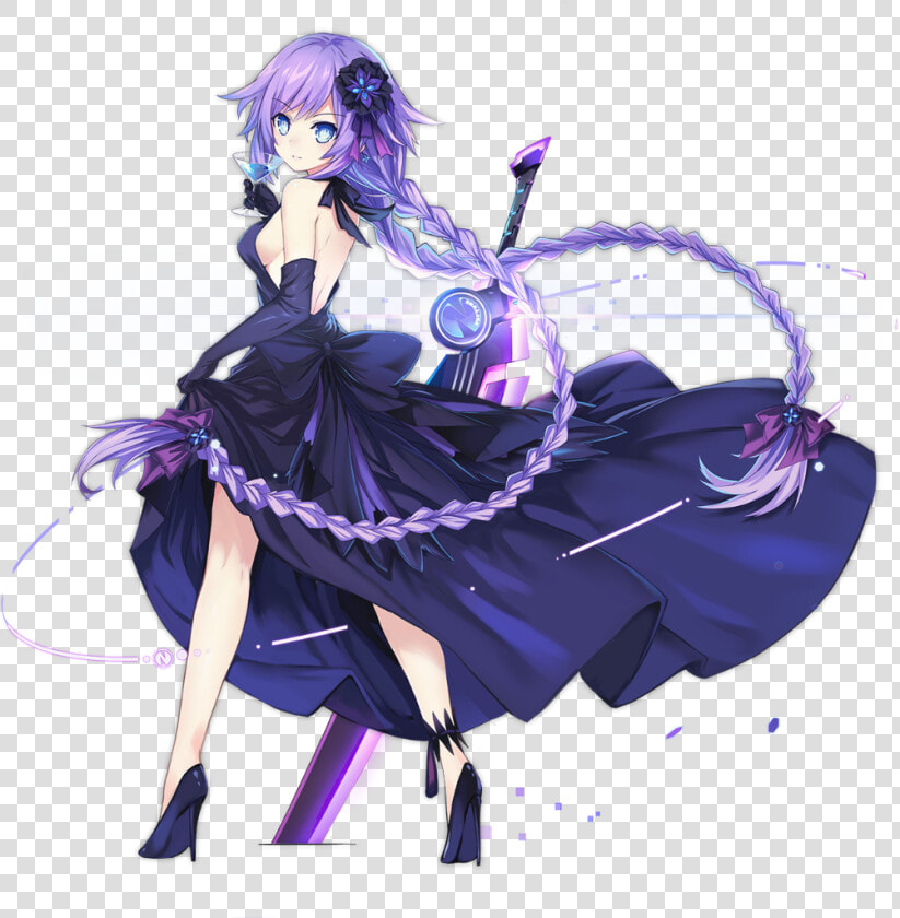 Hyperdimension Neptunia Purple Heart Dress  HD Png DownloadTransparent PNG