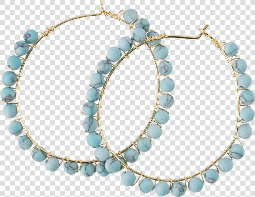  turquoise Stone Hoop Earrings   Arabesco Perola Png  Transparent PngTransparent PNG