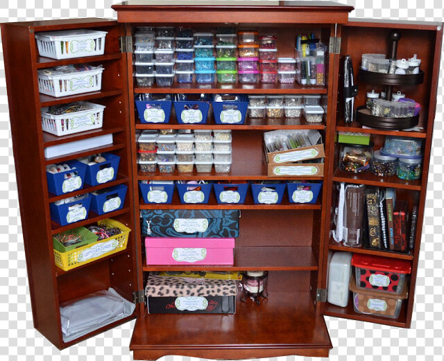 Bead Storage Solution Cabinet For Cds Dvds Vhs Tapes   Upcycle Armoire To Pantry  HD Png DownloadTransparent PNG